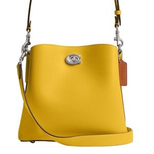Coach Yellow Bucket Bag
